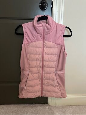 lululemon athletica Light Pink Quilted Hybrid Vest